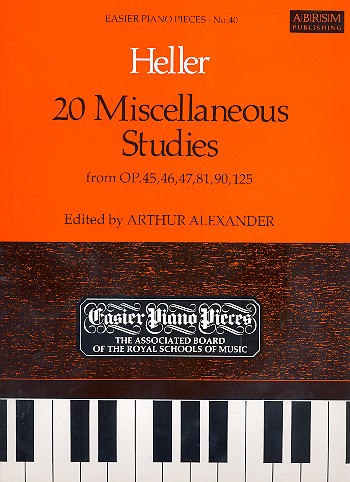 20 miscellaneous Studies from op.45,