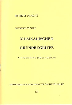 Einführung in die musikalischen Grundbegriffe