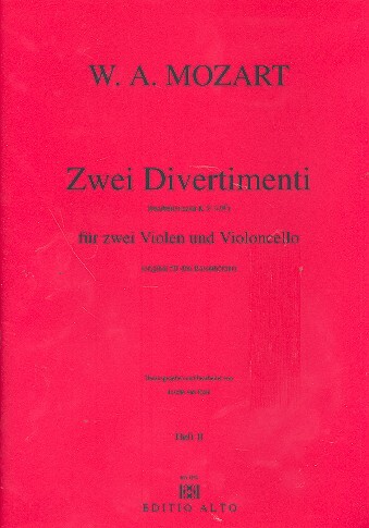2 Divertimenti nach KV439b