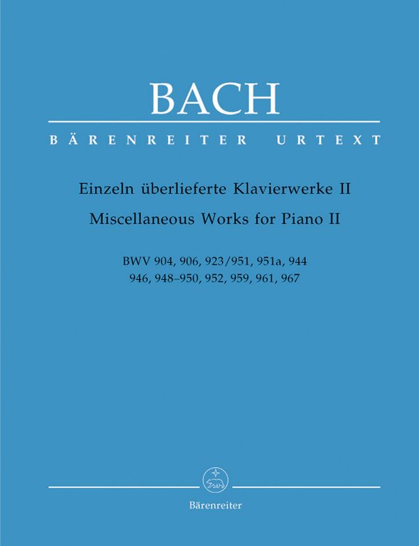 Einzeln überlieferte Klavierwerke Band 2
