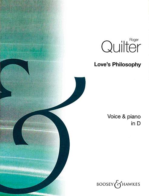 Love's philosophy op.3,1