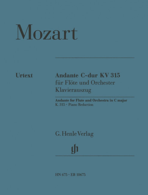 Andante C-Dur KV315 für Flöte und Orchester