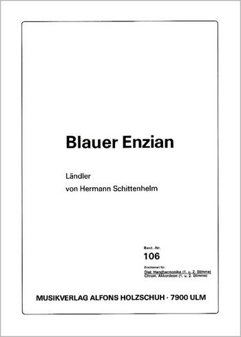 Blauer Enzian Ländler für