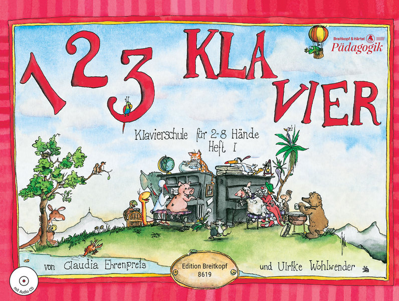 1 2 3 Klavier Band 1 (+CD) - Klavierschule