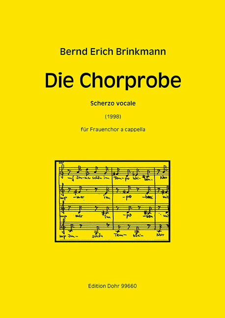 Die Chorprobe Scherzo vocale für