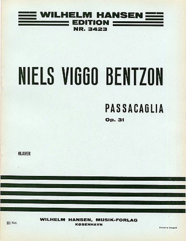 Passacaglia op.31