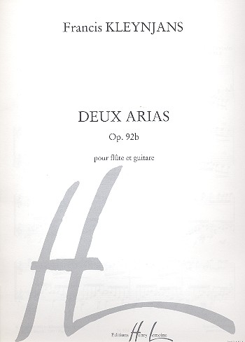 2 arias op.92b pour flûte et guitare