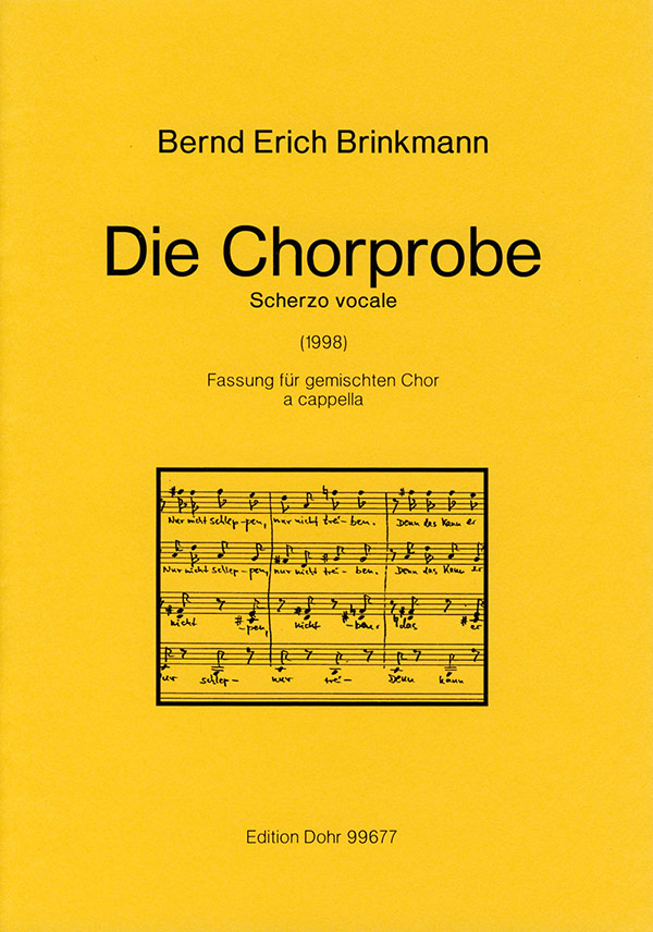 Die Chorprobe Scherzo vocale für