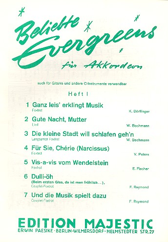 Beliebte Evergreens Band 1