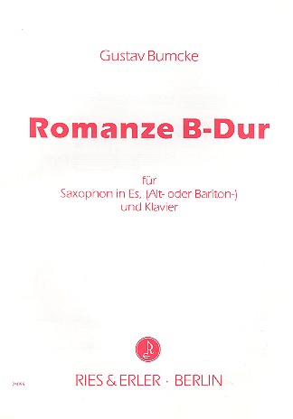 Romanze B-Dur op.44,1 für Saxophon