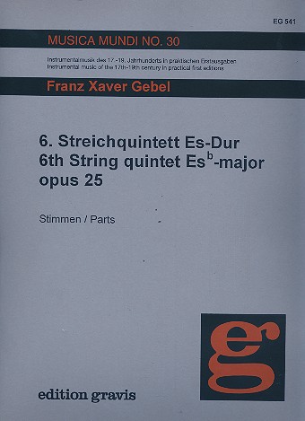 Streichquintett Es-Dur Nr.6 op.25