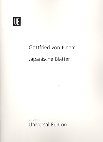 Japanische Blätter op.15