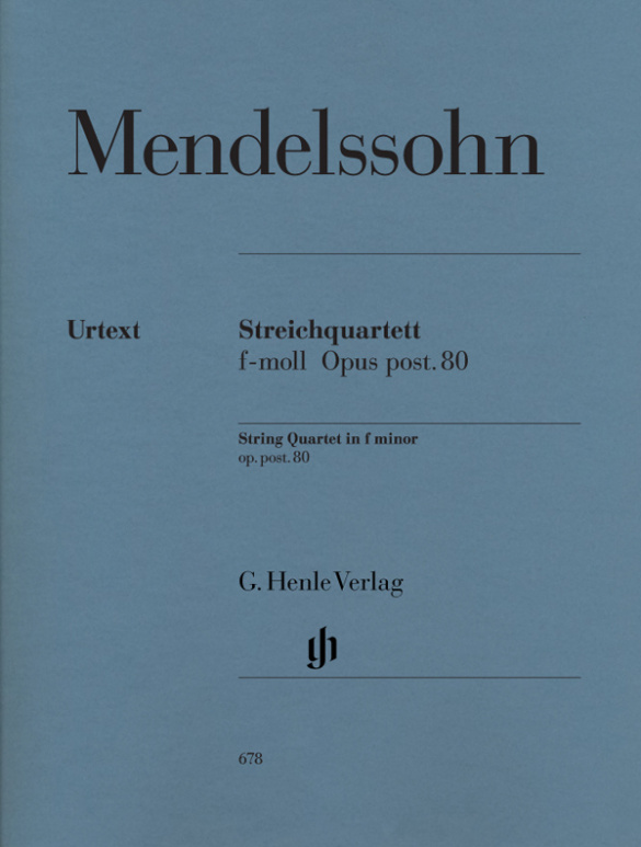 Streichquartett f-Moll oppost.80