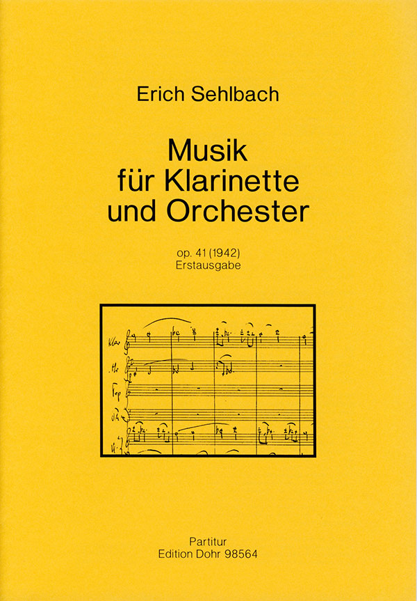 Musik für Klarinette und Orchester (1942) op.41