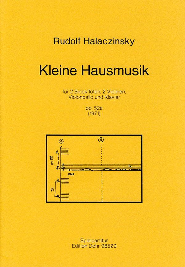 KLEINE HAUSMUSIK OP.52A FUER
