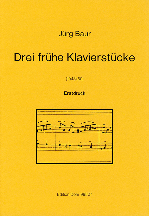 3 frühe Klavierstücke (1943/60)