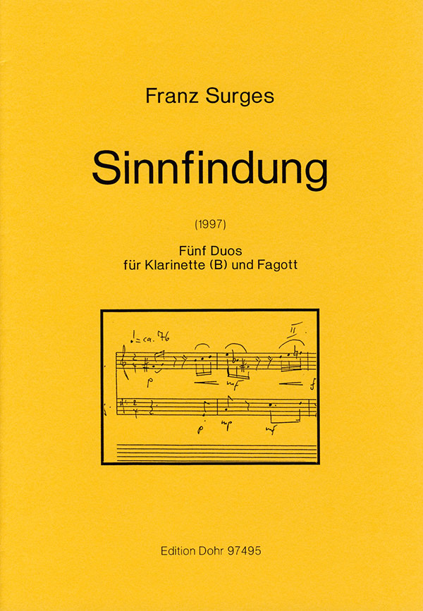 Sinnfindung 5 Duos für Klarinette