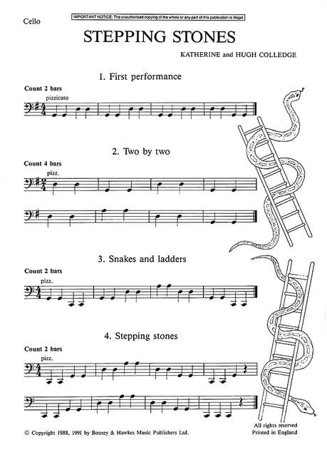 Stepping Stones für Cello