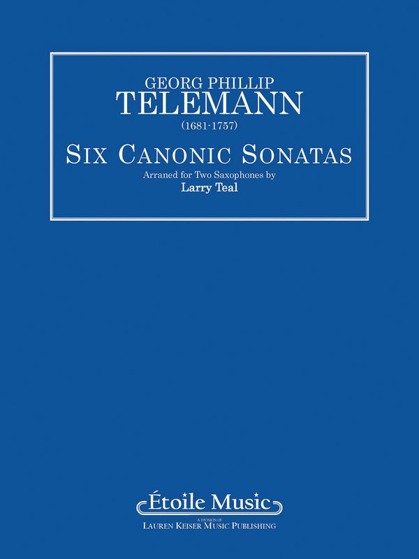 6 canonic Sonatas op.5 TWV40:118-123