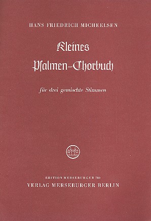 Kleines Psalmen-Chorbuch