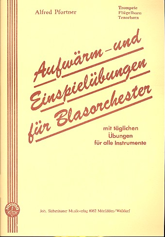 Aufwärm- und Einspielübungen für Blasorchester