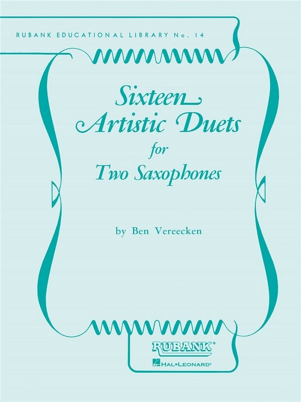16 artistic Duets for 2 saxophones