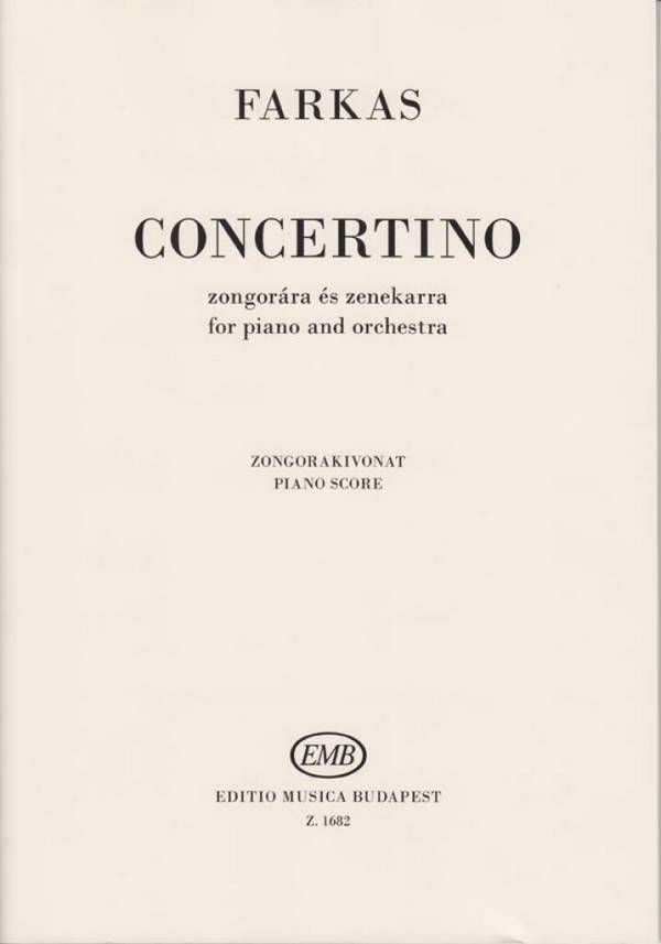 CONCERTINO FUER KLAVIER UND