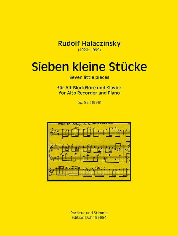 7 kleine Stücke op.85 für