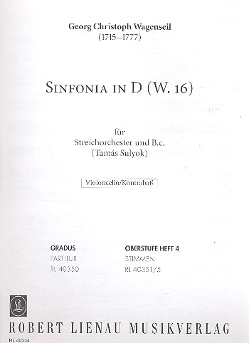 Sinfonia D-Dur (W.16)