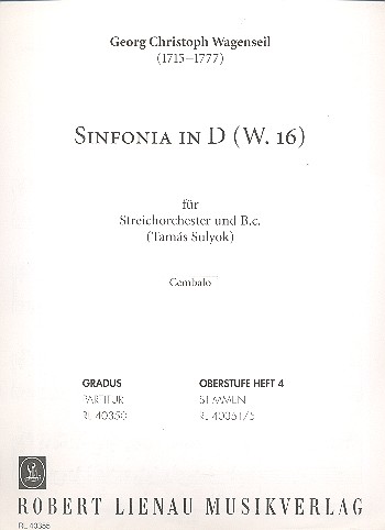 Sinfonia D-Dur (W.16)