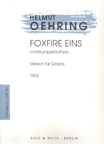 Foxfire eins (Natriumpentothal)