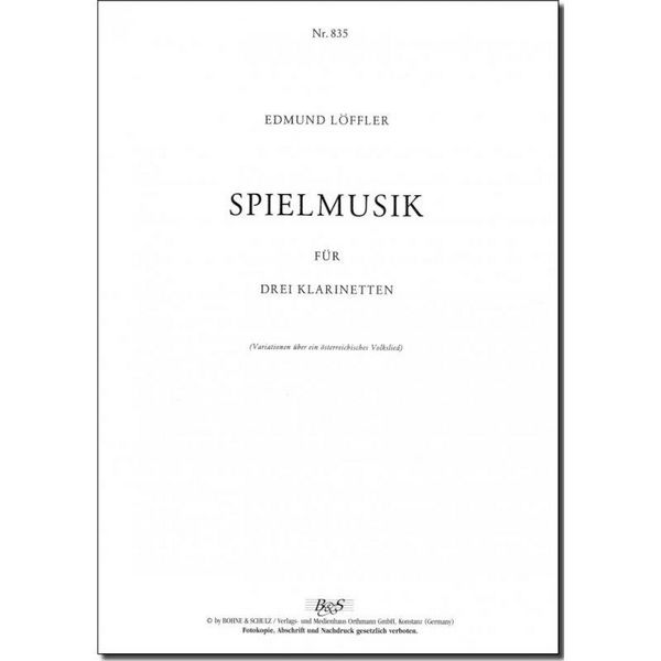 Spielmusik für 3 Klarinetten