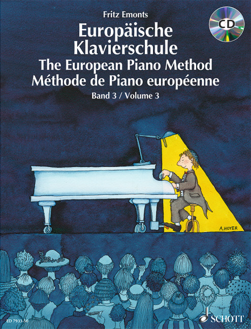 Europäische Klavierschule Band 3 (+CD)