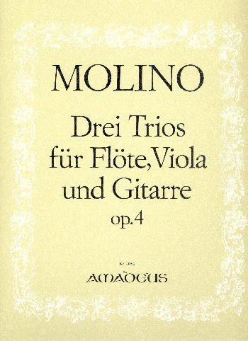 3 Trios op.4 für Flöte, Viola