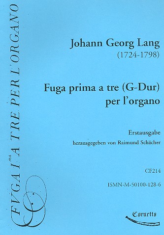 Fuga prima à tre G-Dur