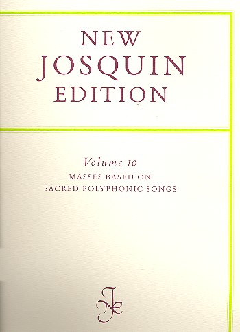 New Josquin edition vol.10