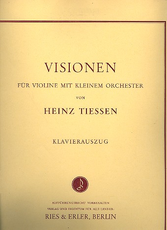 Visionen für Violine und Orchester