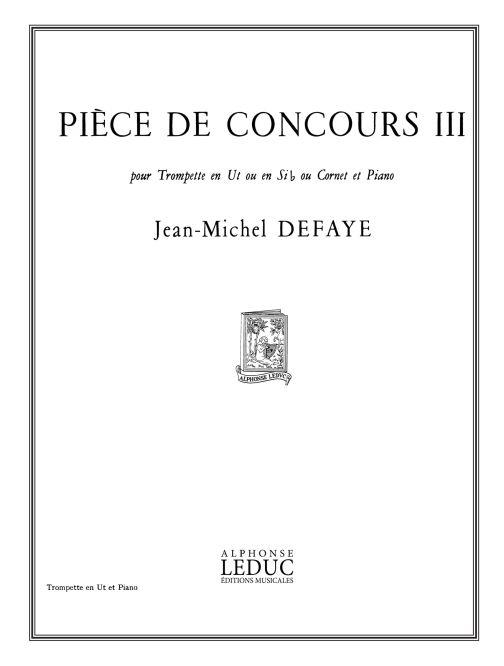 PIECE DE CONCOURS VOL.3 POUR