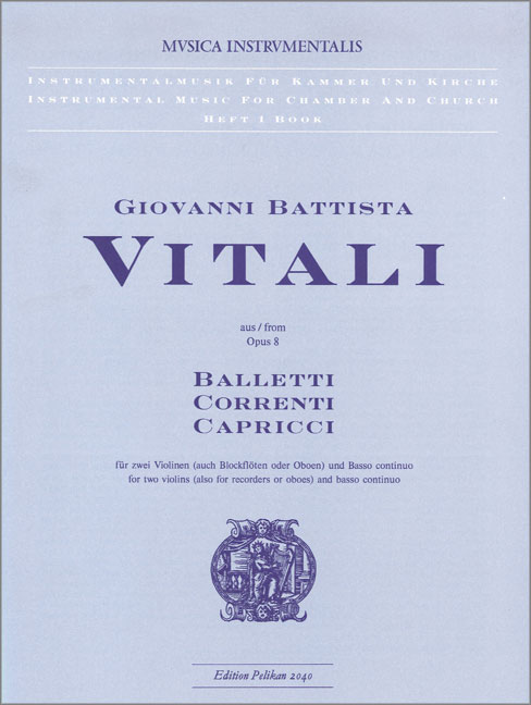 Balletti, Correnti, Capricci aus op.8