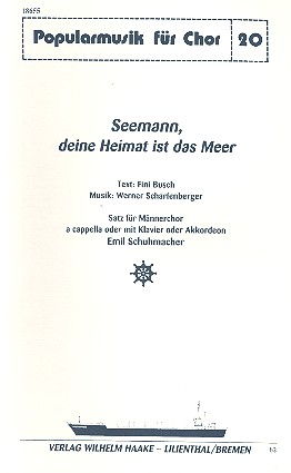 Seemann deine Heimat ist das Meer