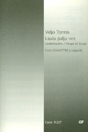 Laulu palju für gem Chor (SSSAATTBB)