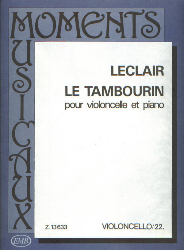Le tambourin pour violoncelle