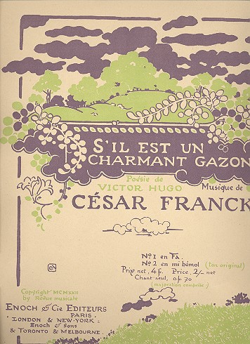 S'IL EST UN CHARMANT GAZON