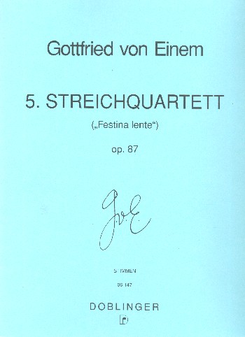 Festina lente op.87 für Violine 1,