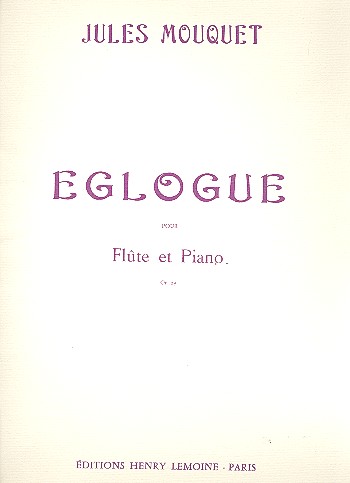 Egloque op.29 pour flûte et piano