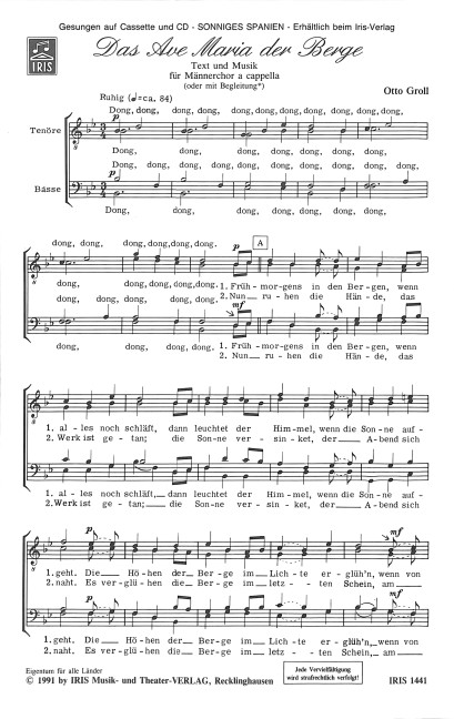Das Ave Maria der Berge