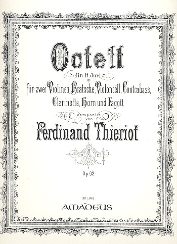 Oktett B-Dur op.62 für Klarinette,