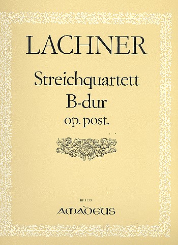 Streichquartett B-Dur op.post.