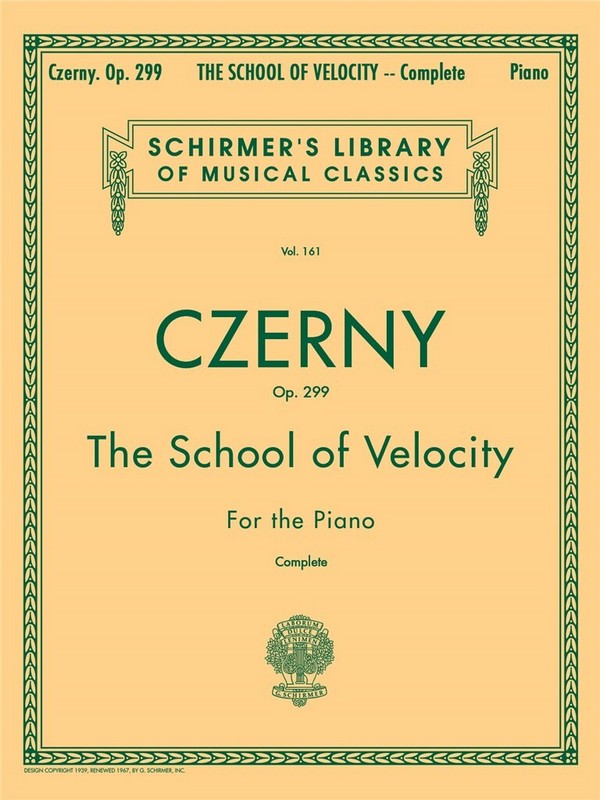 The School of Velocity op.299