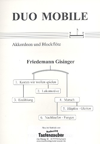 Duo mobile für Flöte und Akkordeon